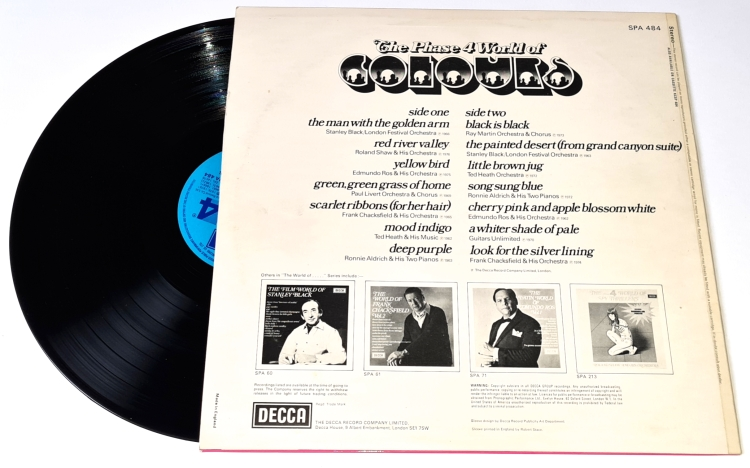 Various – The Phase 4 World Of Colours 1976 EX, VYPRANÁ Vinyl (LP)