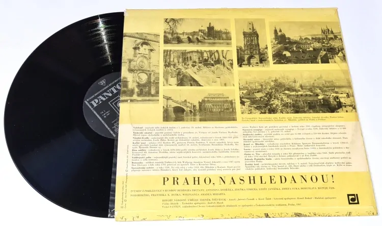 Jaromír Čermák, Karel Šašek, Kamil Bednář – Praga Bohemiæ Metropolis 1967 EX, VYPRANÁ Vinyl (LP)