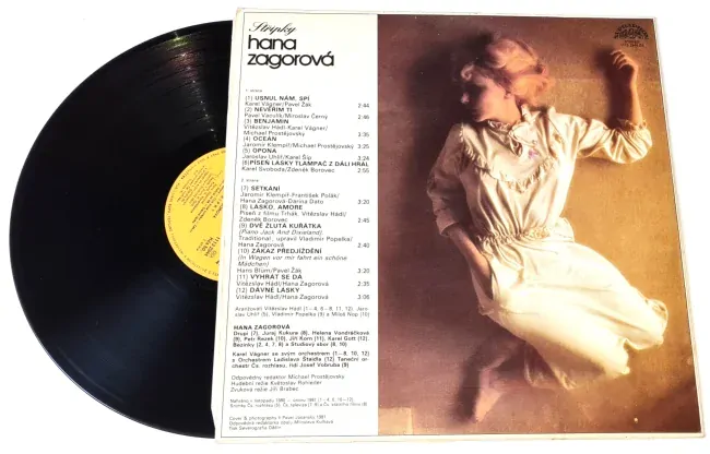 Hana Zagorová – Střípky 1981 VG-, VYPRANÁ Vinyl (LP)