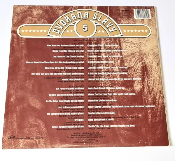 Various – Dvorana Slávy (5) 1988 NM, VYPRANÉ Vinyl (2LP)