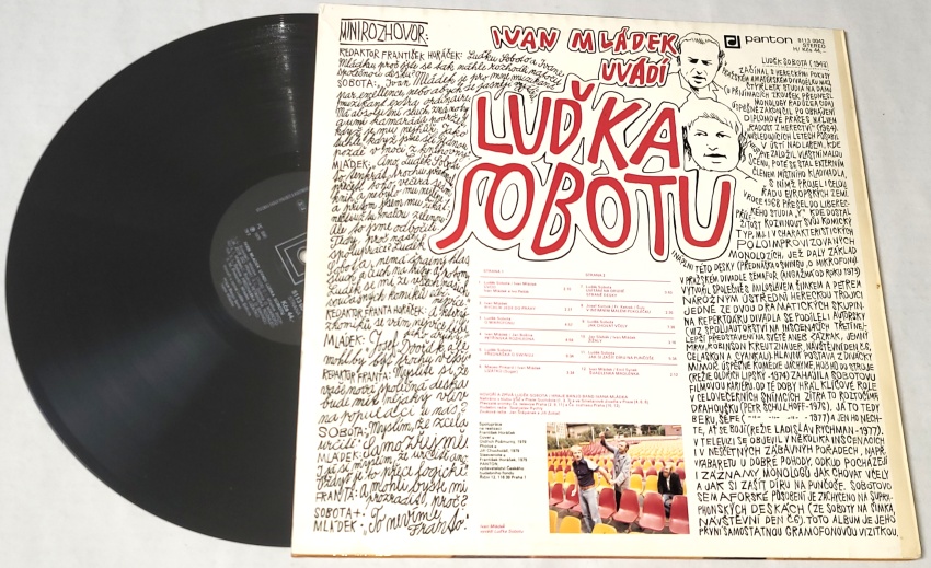 Ivan Mládek, Luděk Sobota – Ivan Mládek Uvádí Luďka Sobotu 1978 VG, VYPRANÁ Vinyl (LP)