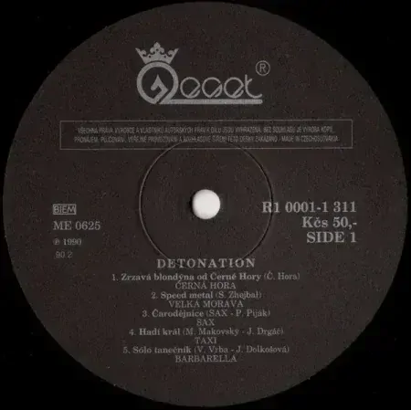 Various – Detonation 1990 NOVÁ, NEHRANÁ Vinyl (LP)