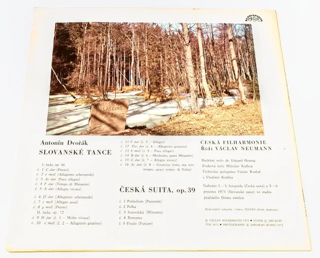 Antonín Dvořák - Česká Filharmonie, Václav Neumann – Slovanské Tance / Česká Suita 1972 EX, VYPRANÉ Vinyl (2LP)