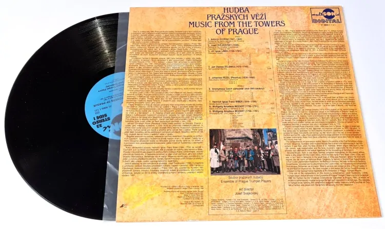 Josef Svejkovský, Soubor Pražských Trubačů – Hudba Pražských Věží = Music From The Towers Of Prague 1991 NM, VYPRANÁ Vinyl (LP)