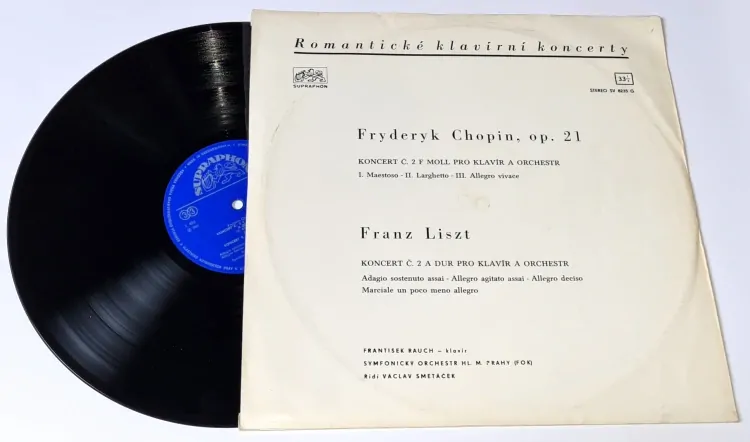 František Rauch – Romantické Klavírní Koncerty 1973 NM, VYPRANÁ Vinyl (LP)