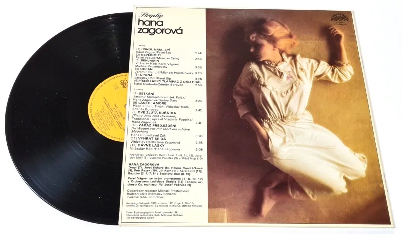 Hana Zagorová – Střípky 1981 EX-, VYPRANÁ Vinyl (LP)