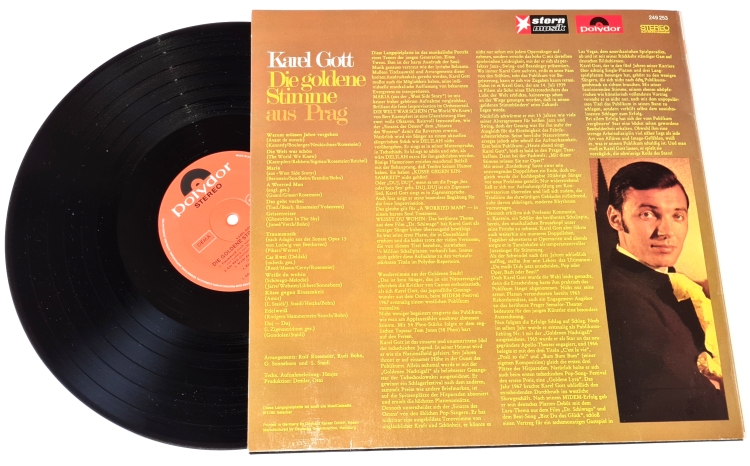 Karel Gott – Die Goldene Stimme Aus Prag 1968 NM, VYPRANÁ Vinyl (LP)