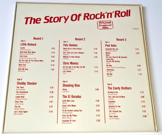 Various – The Story Of Rock 'n' Roll 1981 EX, VYPRANÉ Vinyl (Box Set 3LP)