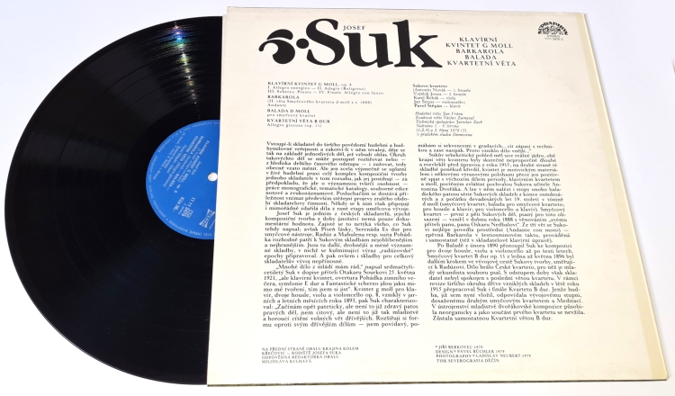 Josef Suk – Josef Suk 1979 EX, VYPRANÁ Vinyl (LP)