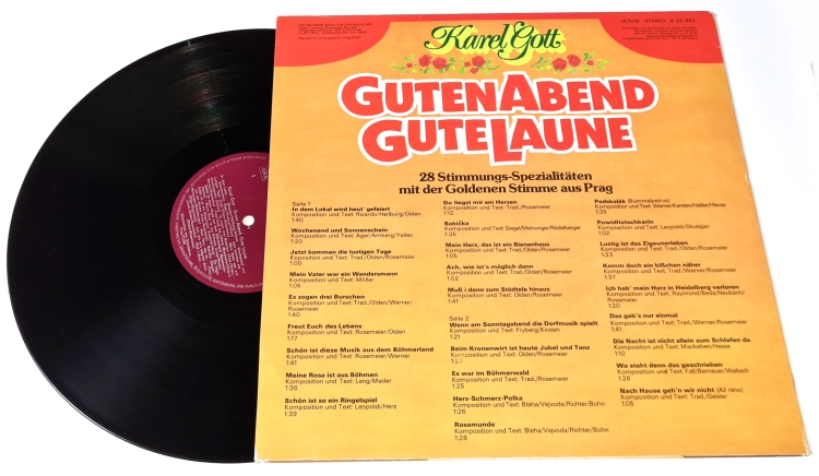 Karel Gott – Guten Abend, Gute Laune 1981 VG+, VYPRANÁ Vinyl (LP)