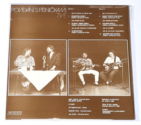 Dalibor Janda – Povídání S Písničkami (Živě) 1990 NOVÁ, NEHRANÁ Vinyl (LP)