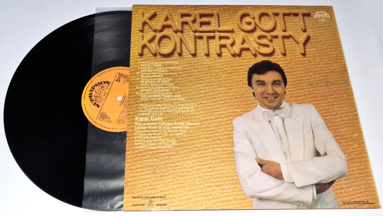 Karel Gott – Kontrasty 1982 VG-, VYPRANÁ Vinyl (LP)