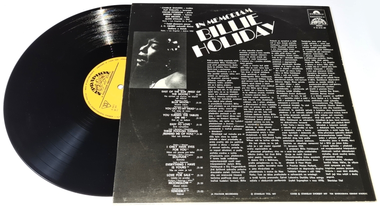 Billie Holiday – In Memoriam Billie Holiday 1977 VG-, VYPRANÁ Vinyl (LP)