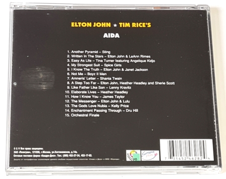 Elton John And Tim Rice – Aida 1999 CD