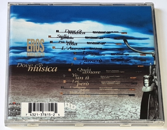 Eros Ramazzotti – Dove C'è Musica 1996 CD