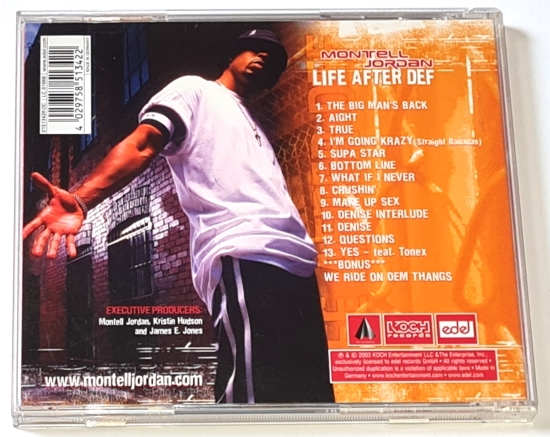 Montell Jordan – Life After Def 2003 CD