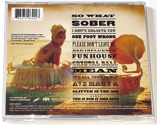 P!NK – Funhouse 2008 CD
