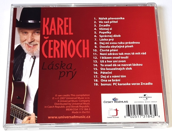 Karel Černoch – Láska Prý 2007 CD