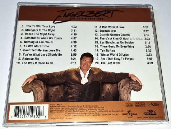 Engelbert Humperdinck – How To Win Your Love 2000 CD