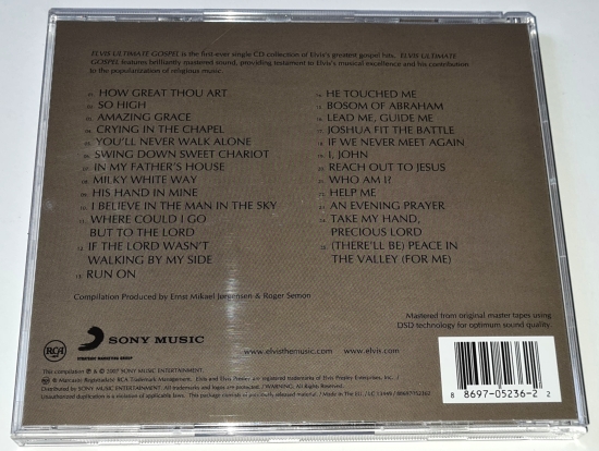Elvis Presley – Ultimate Gospel 2007 CD