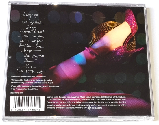 Madonna – Confessions On A Dance Floor 2005 CD