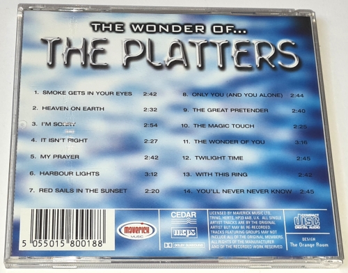 The Platters – the wonder of... CD