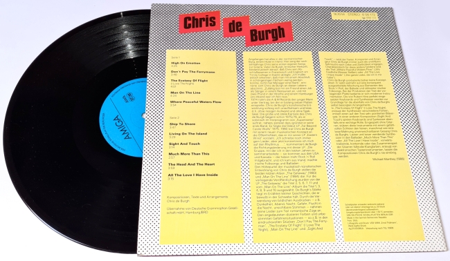 Chris de Burgh – Chris De Burgh 1986 EX, VYPRANÁ Vinyl (LP)