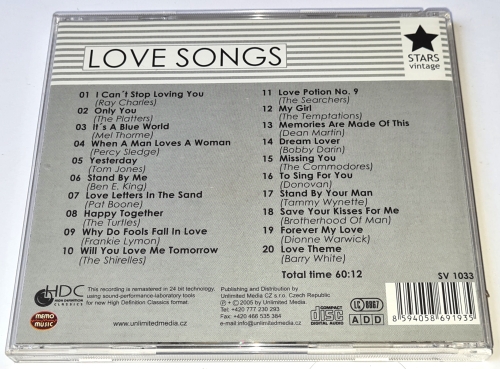 Love Songs 2005 CD