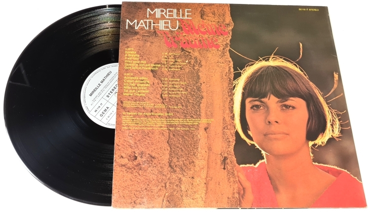 Mireille Mathieu – Meine Träume 1972 VG-, VYPRANÁ Vinyl (LP)