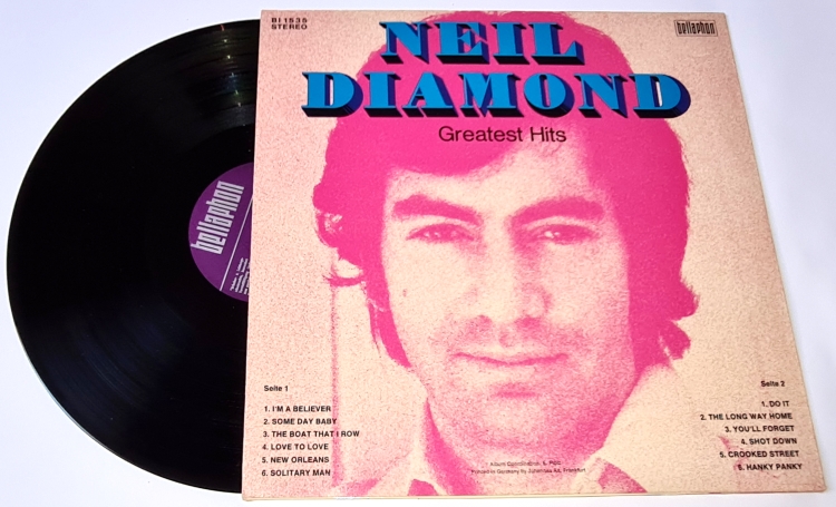 Neil Diamond – Greatest Hits 1970 EX, VYPRANÁ Vinyl (LP)