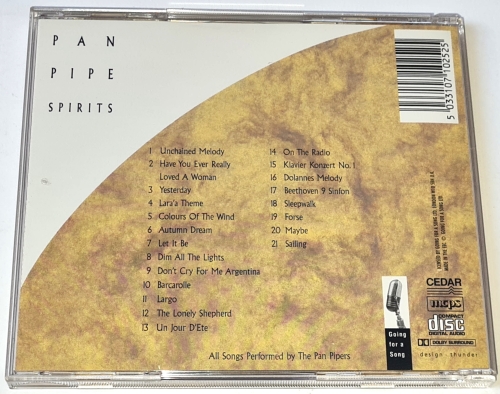The Pan Pipers – Pan Pipe Spirits 2001 CD