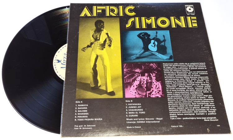Afric Simone – Afric Simone 1978 VG, VYPRANÁ Vinyl (LP)