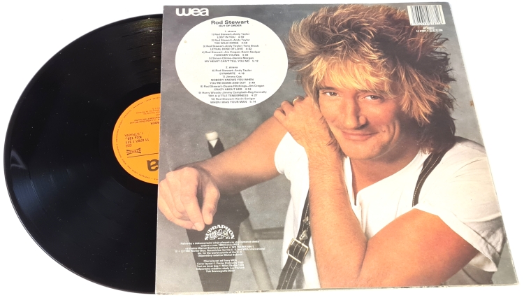 Rod Stewart – Out Of Order 1989 EX, VYPRANÁ Vinyl (LP)