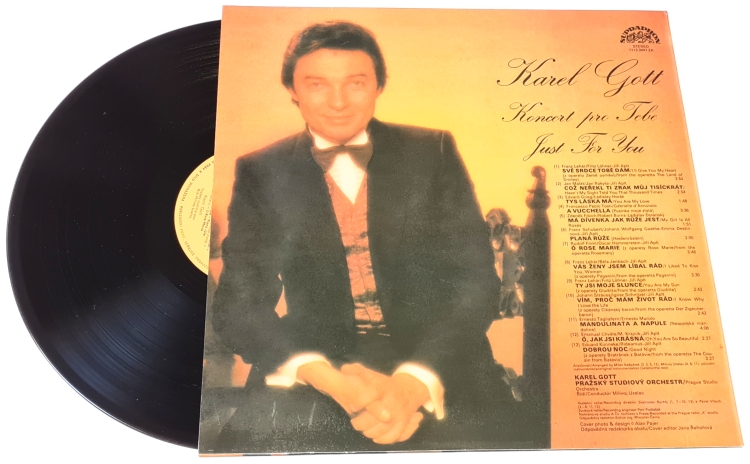 Karel Gott – Koncert Pro Tebe 1983 EX, VYPRANÁ Vinyl (LP)