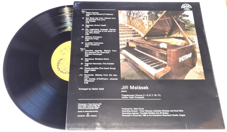 Jiří Malásek, Václav Hybš Orchestra – Nostalgický Klavír 1982 EX, VYPRANÁ Vinyl (LP)