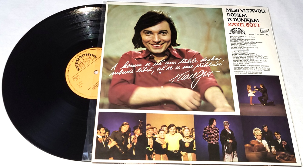 Karel Gott – Mezi Vltavou, Donem A Dunajem 1973 VG+, VYPRANÁ Vinyl (LP)