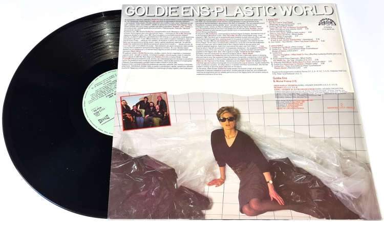 Goldie Ens – Plastic World 1986 VG+, VYPRANÁ Vinyl (LP)