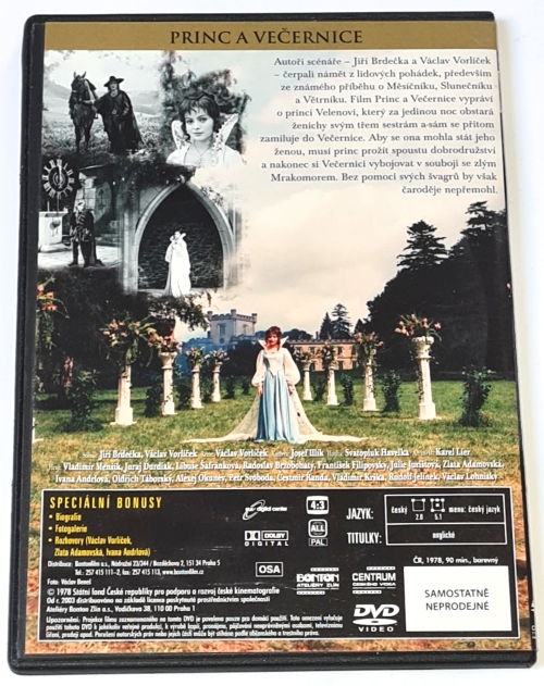 Princ a Večernice 1978 DVD