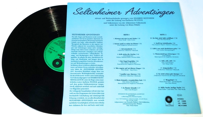 Singkreis Seltenheim – Seltenheimer Adventsingen EX, VYPRANÁ Vinyl (LP)
