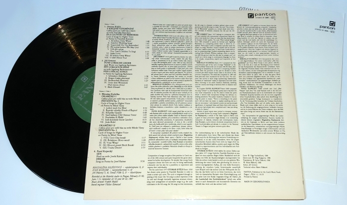 Otomar Kvěch / Jiří Gemrot / Miroslav Kubička / Pavel Kopecký - Magdaléna Hajóssyová / Ivan Kusnjer, Tomáš Víšek / Jiří Pokorný – Songs 1988 EX, VYPRANÁ Vinyl (LP + příloha)