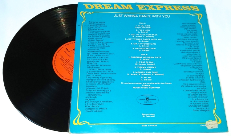 Dream Express – Just Wanna Dance With You 1979 VG+, VYPRANÁ Vinyl (LP)