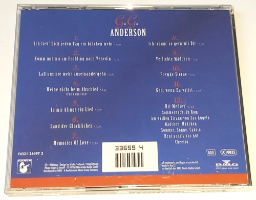 G.G. Anderson – Ich Lieb Dich 1995 CD