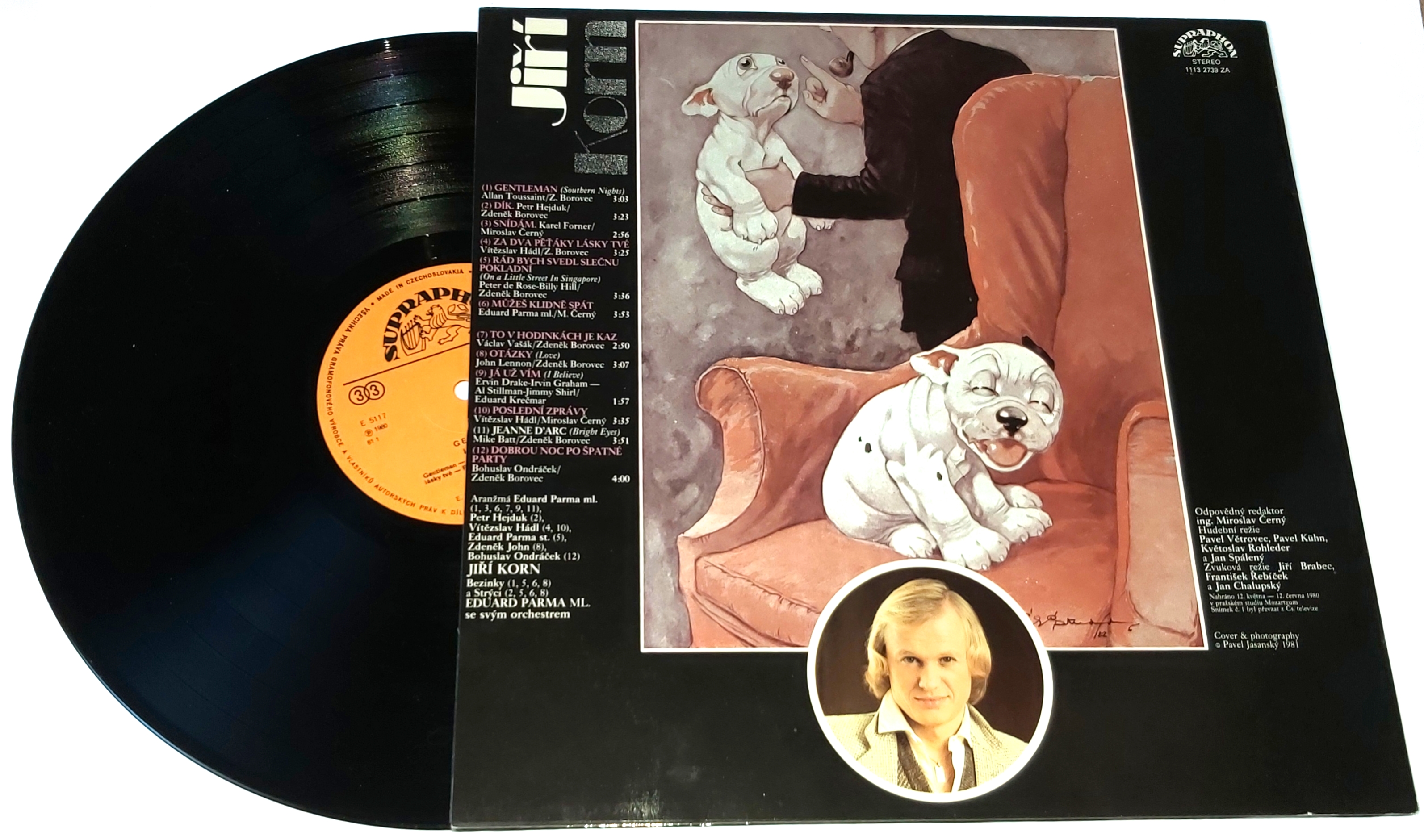Jiří Korn – Gentleman 1981 VG+, VYPRANÁ Vinyl (LP)