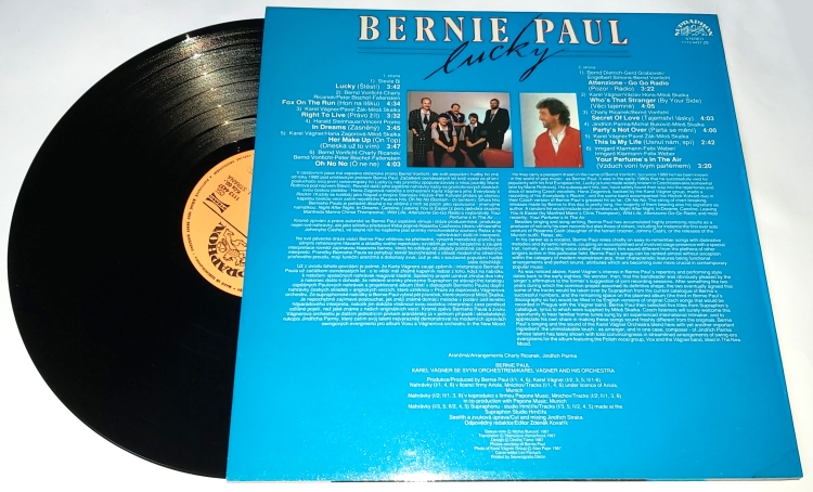 Bernie Paul – Lucky 1987 VG+, VYPRANÁ Vinyl (LP)