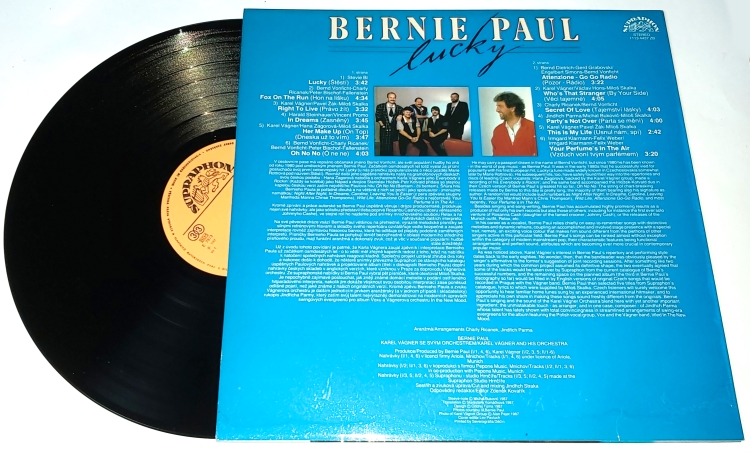 Bernie Paul – Lucky 1987 VG, VYPRANÁ Vinyl (LP)