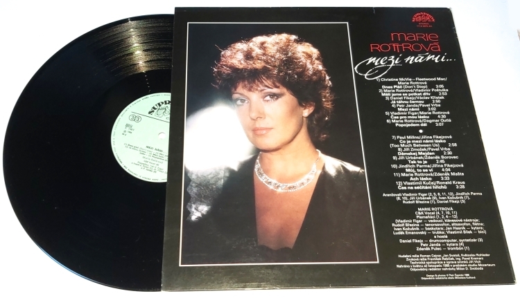 Marie Rottrová – Mezi Námi... 1986 EX, VYPRANÁ Vinyl (LP)