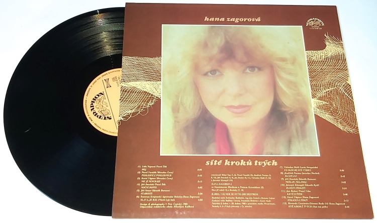 Hana Zagorová – Sítě Kroků Tvých 1985 VG / VG+, VYPRANÁ Vinyl (LP)