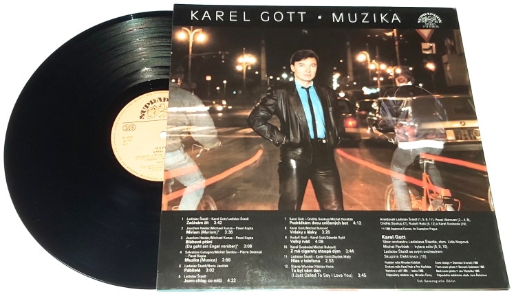 Karel Gott – Muzika 1985 EX-, VYPRANÁ Vinyl (LP)