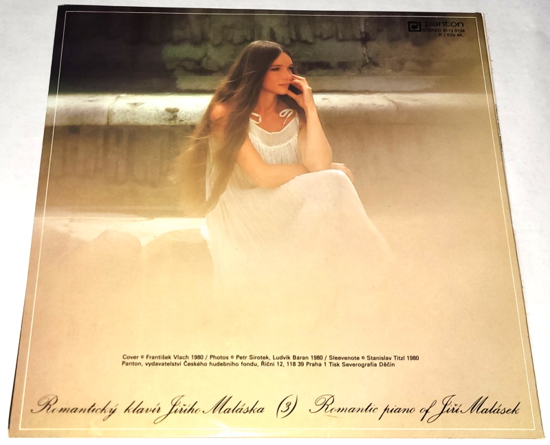 Jiří Malásek – Romantický Klavír Jiřího Maláska (3) 1980 VG, VYPRANÁ Vinyl (LP)