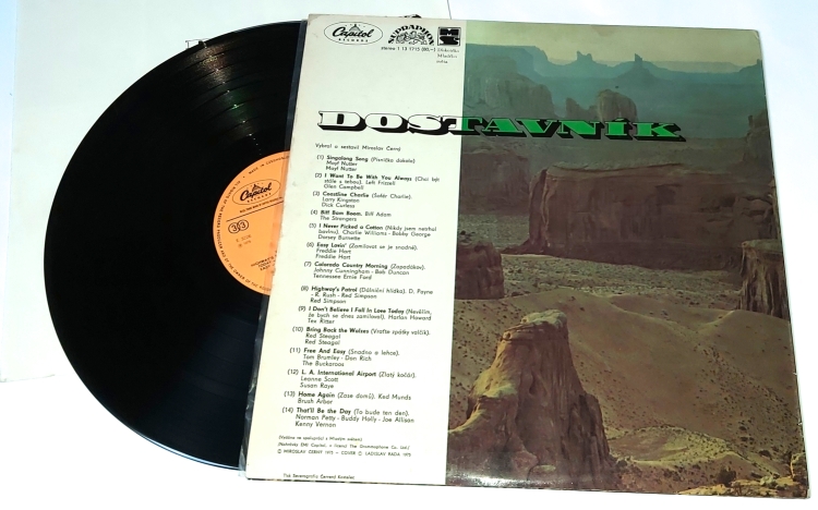 Various – Dostavník 1975 VG, VYPRANÁ Vinyl (LP + příloha)